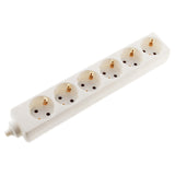 Multiprise Schuko 16A sans câble - blanc - Zenitech