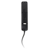 Multiprise Schuko + interrupteur 16A - noir - Zenitech