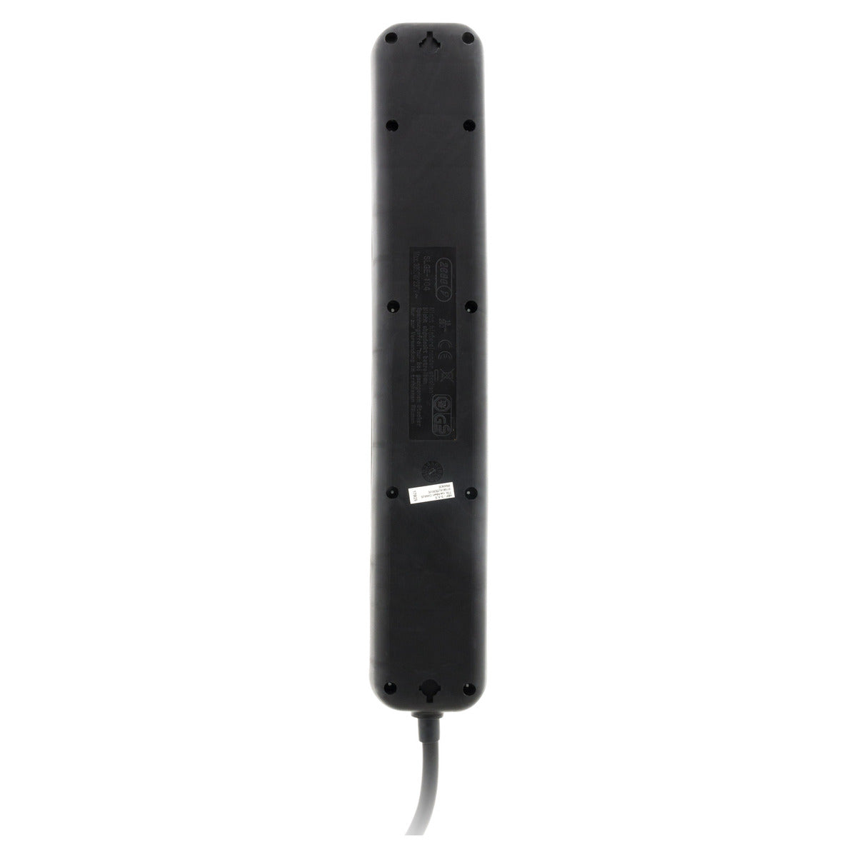 Multiprise Schuko + interrupteur 16A - noir - Zenitech