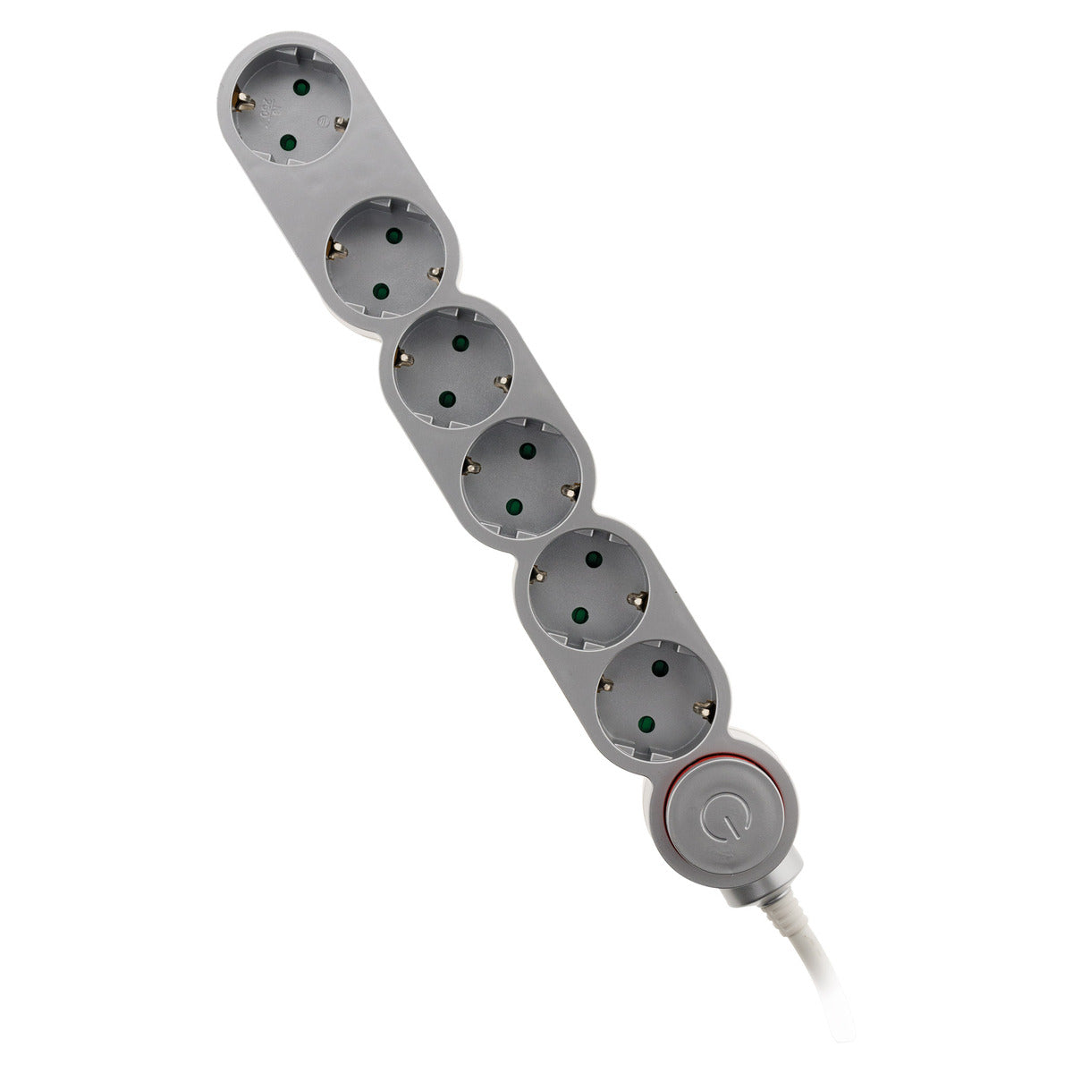 Multiprise Schuko 16A + interrupteur Zenitech