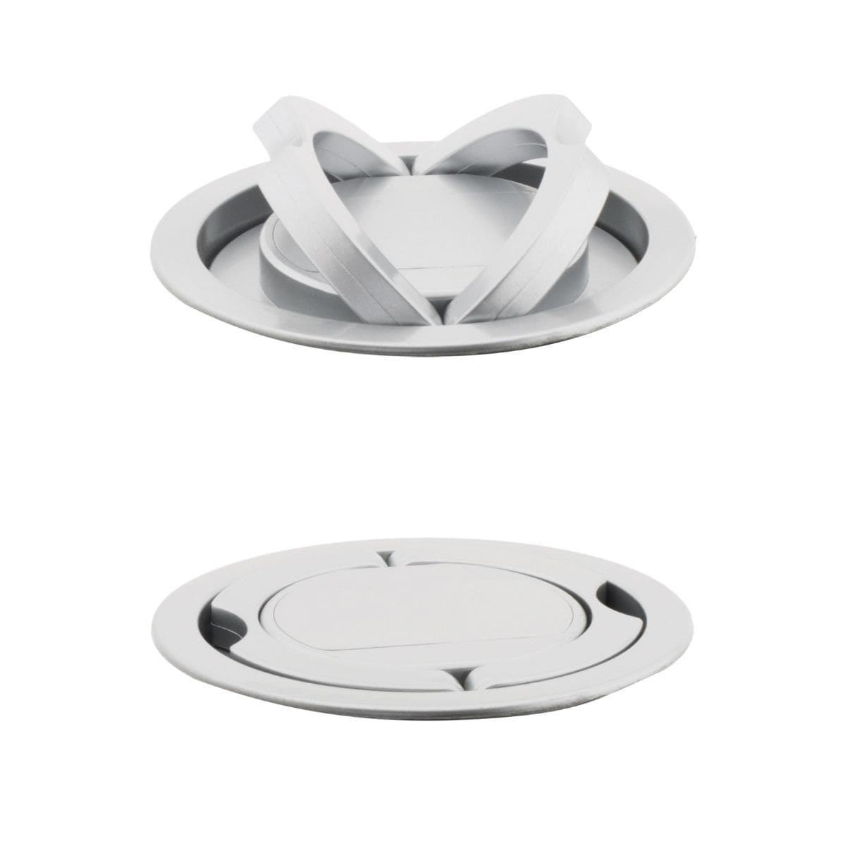 Multiprise encastrable 4 prises Schuko 16A - Noir - Otio