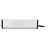 Multiprise support smartphone 3 prises Schuko + 2 USB A - Argent/Noir - Zenitech