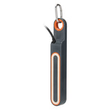 Multiprise 4 prises Schuko 16A + lumière - Gris/Orange - Klipo - Zenitech