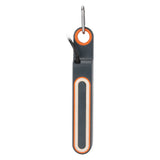 Multiprise 3 prises Schuko + crochets + lumière + 2 USB A+C - Gris/Orange - Klipo - Zenitech