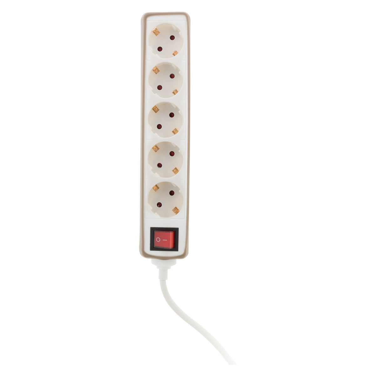 Multiprise 5 prises Schuko 16A + interrupteur - Zenitech