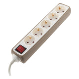 Multiprise 5 prises Schuko 16A + interrupteur - Zenitech