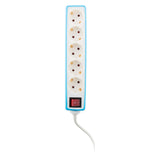Multiprise 5 prises Schuko 16A + interrupteur - Zenitech