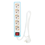 Multiprise 5 prises Schuko 16A + interrupteur - Zenitech