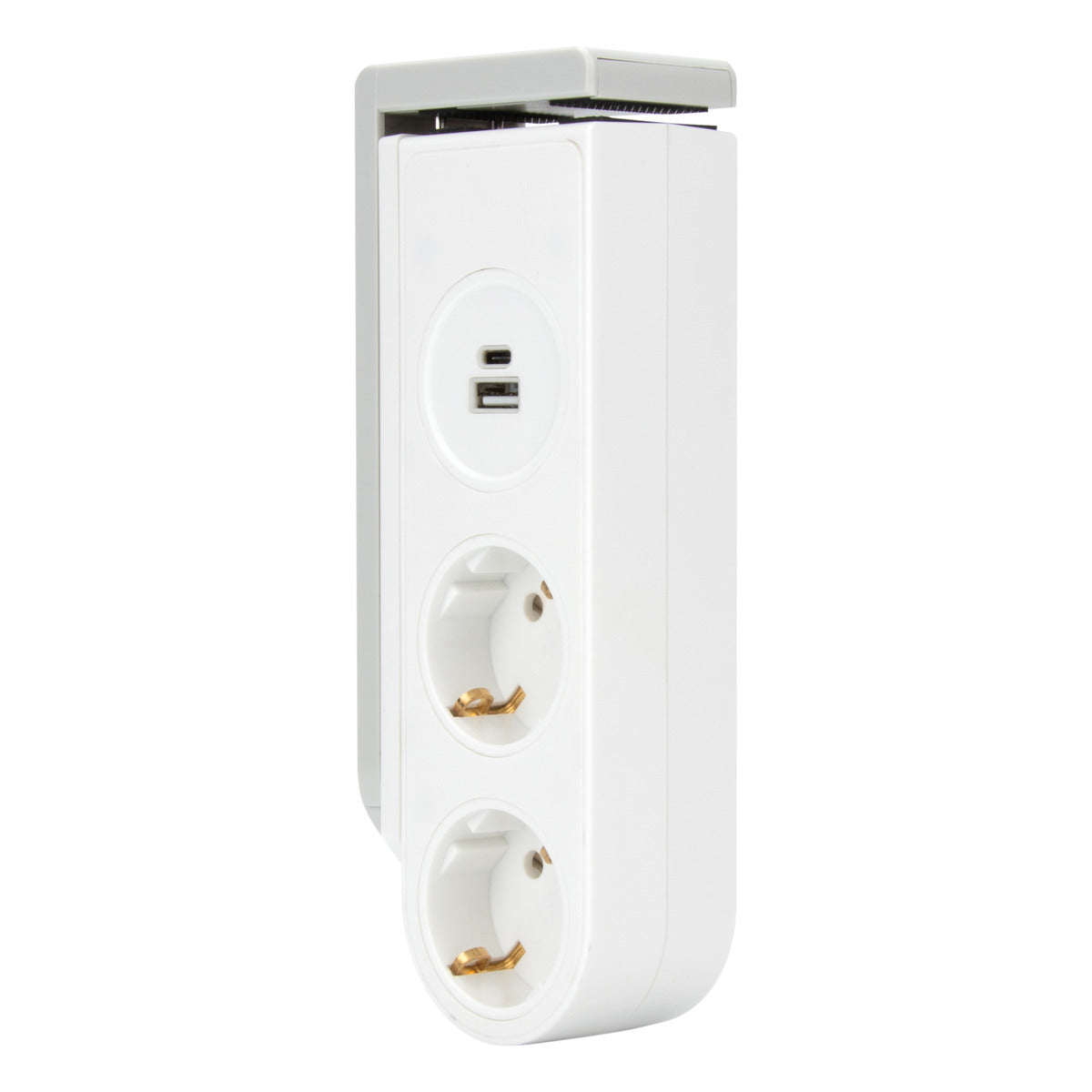 Multiprise Schuko 2x16A + USB Gekko Otio