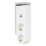 Multiprise Schuko 2x16A + USB Gekko Otio