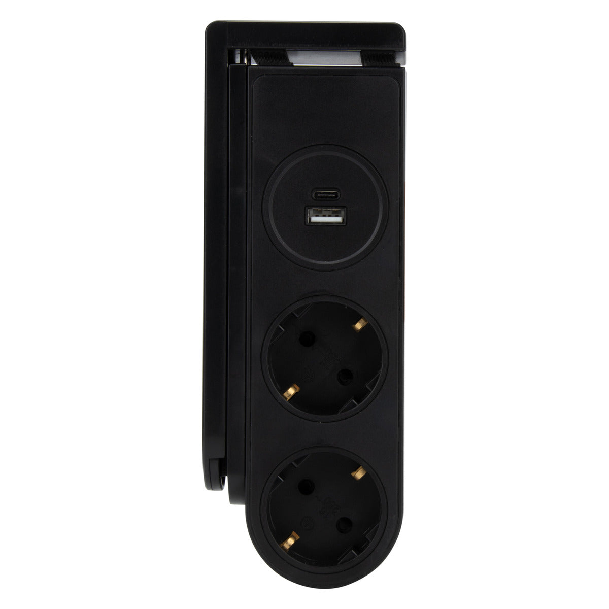 Multiprise Schuko 2x16A + USB Gekko Otio