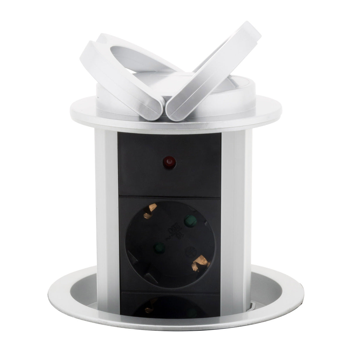Multiprise encastrable cuisine Schuko 16A - Zenitech