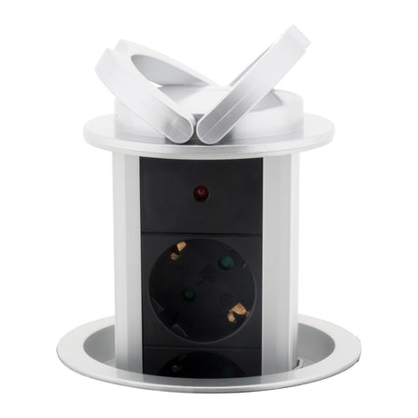 Multiprise encastrable cuisine Schuko 16A - Zenitech