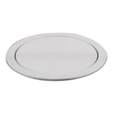 Multiprise encastrable Schuko 3 prises + 2 USB Ø100m - Blanc/Noir - Otio