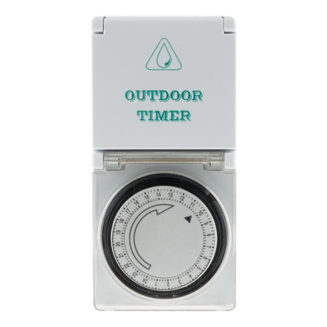 Programmateur mécanique Schuko étanche IP44 - Zenitech
