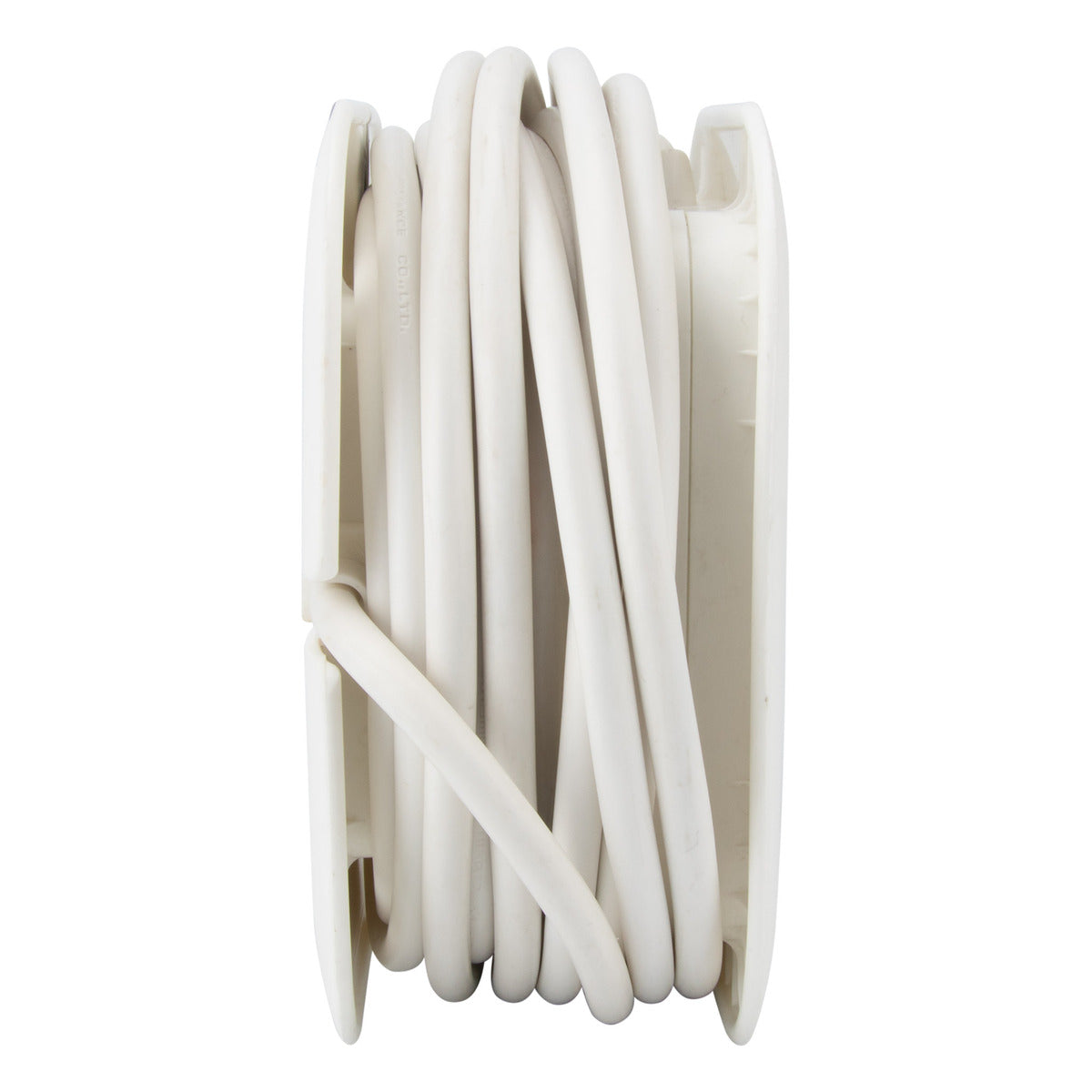 Enrouleur domestique 4 prises Schuko 7m - Blanc - Zenitech