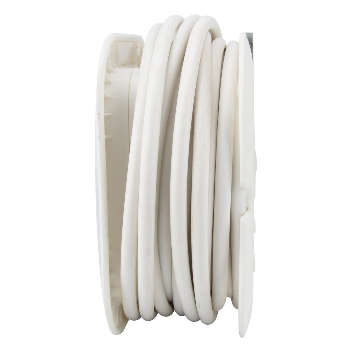 Enrouleur domestique 4 prises Schuko 7m - Blanc - Zenitech