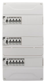Coffret électrique pré-équipé 39 modules 3 rangées 3x10A + 5x16A + 4x20A + 1x32A + ID 40A/63A - Novelec