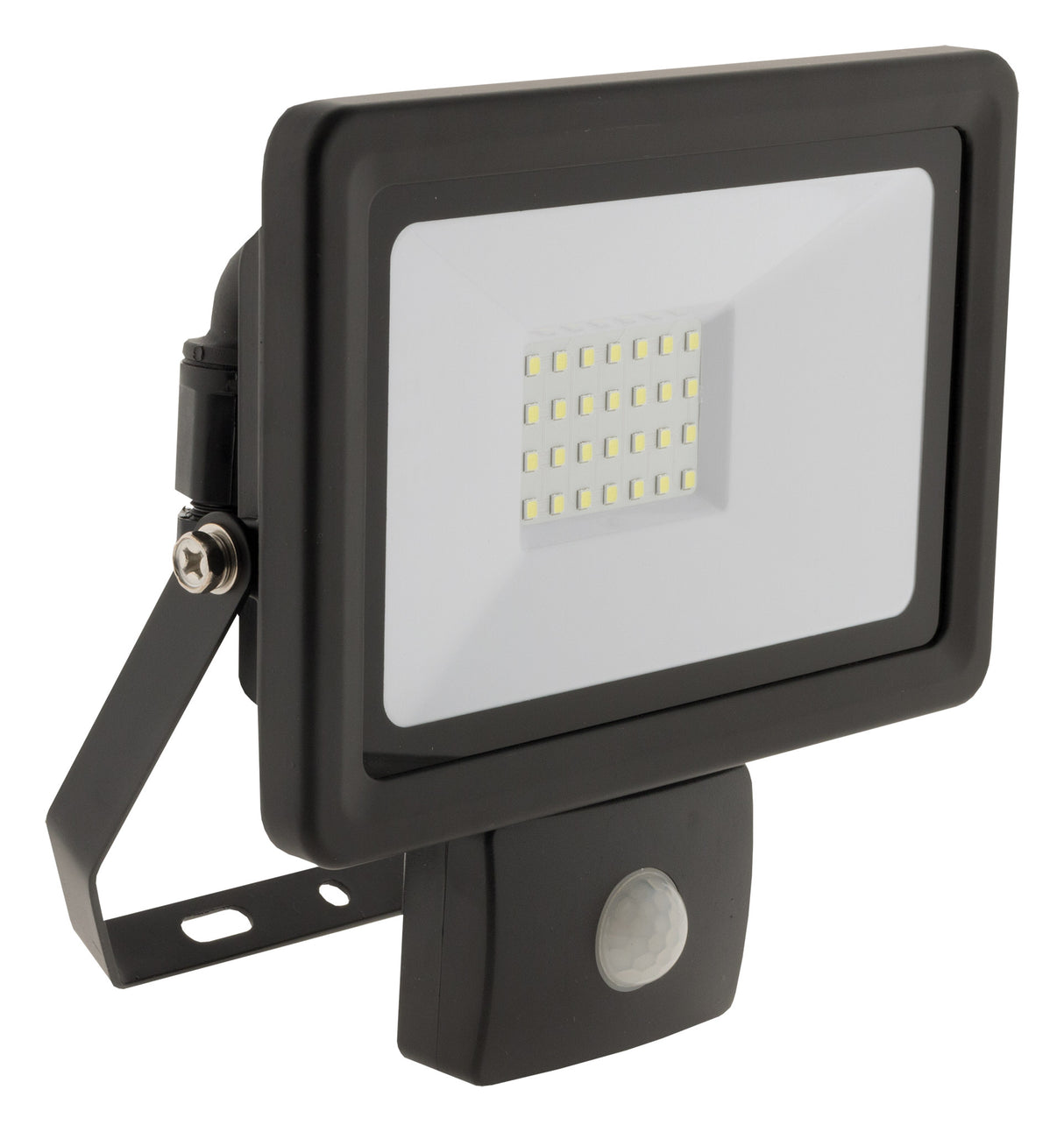 Projecteur LED étanche 30W - Noir avec détecteur - Elexity