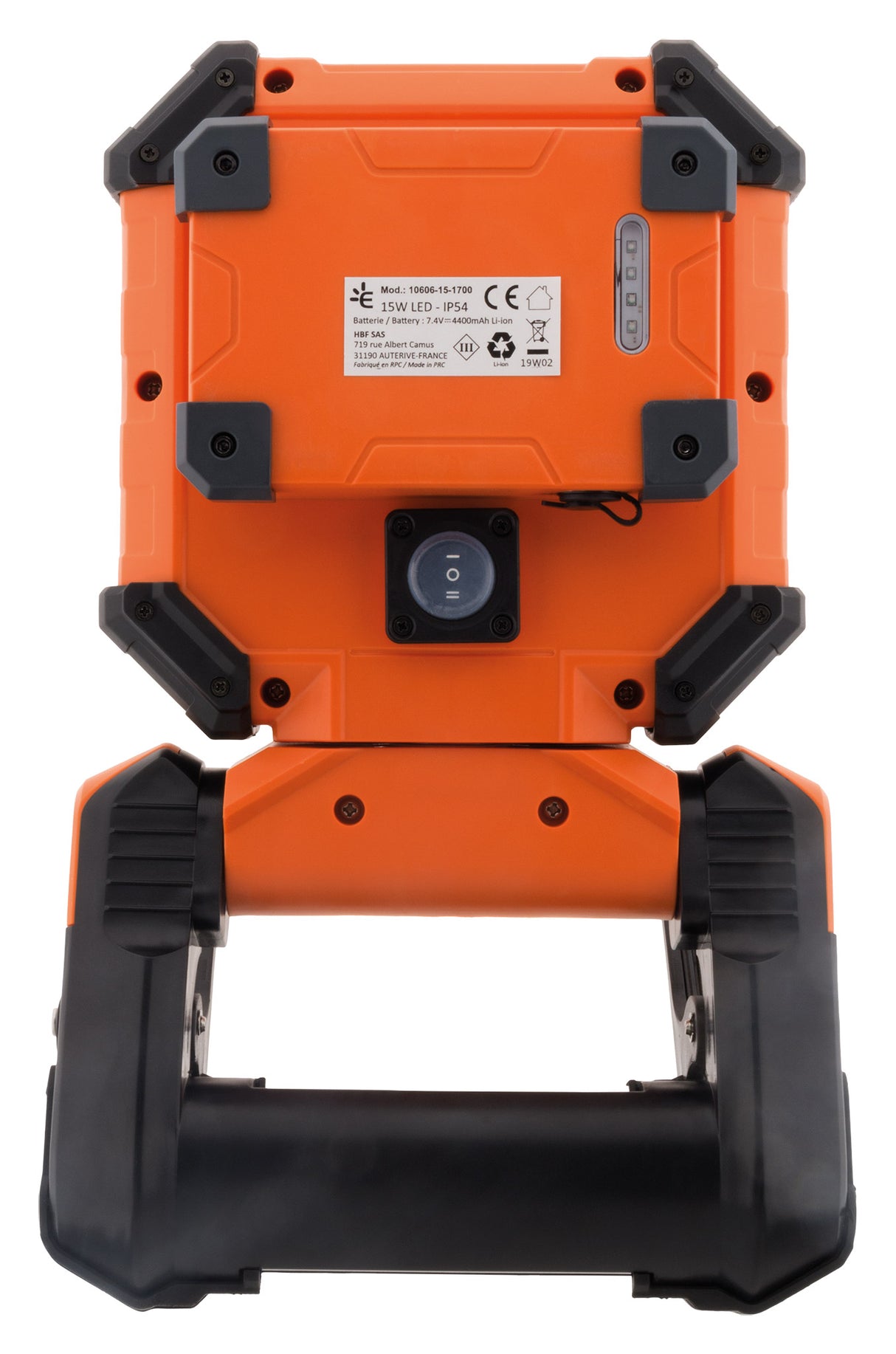 Projecteur de chantier sur batterie 15W 1700lm IP54 - Zenitech