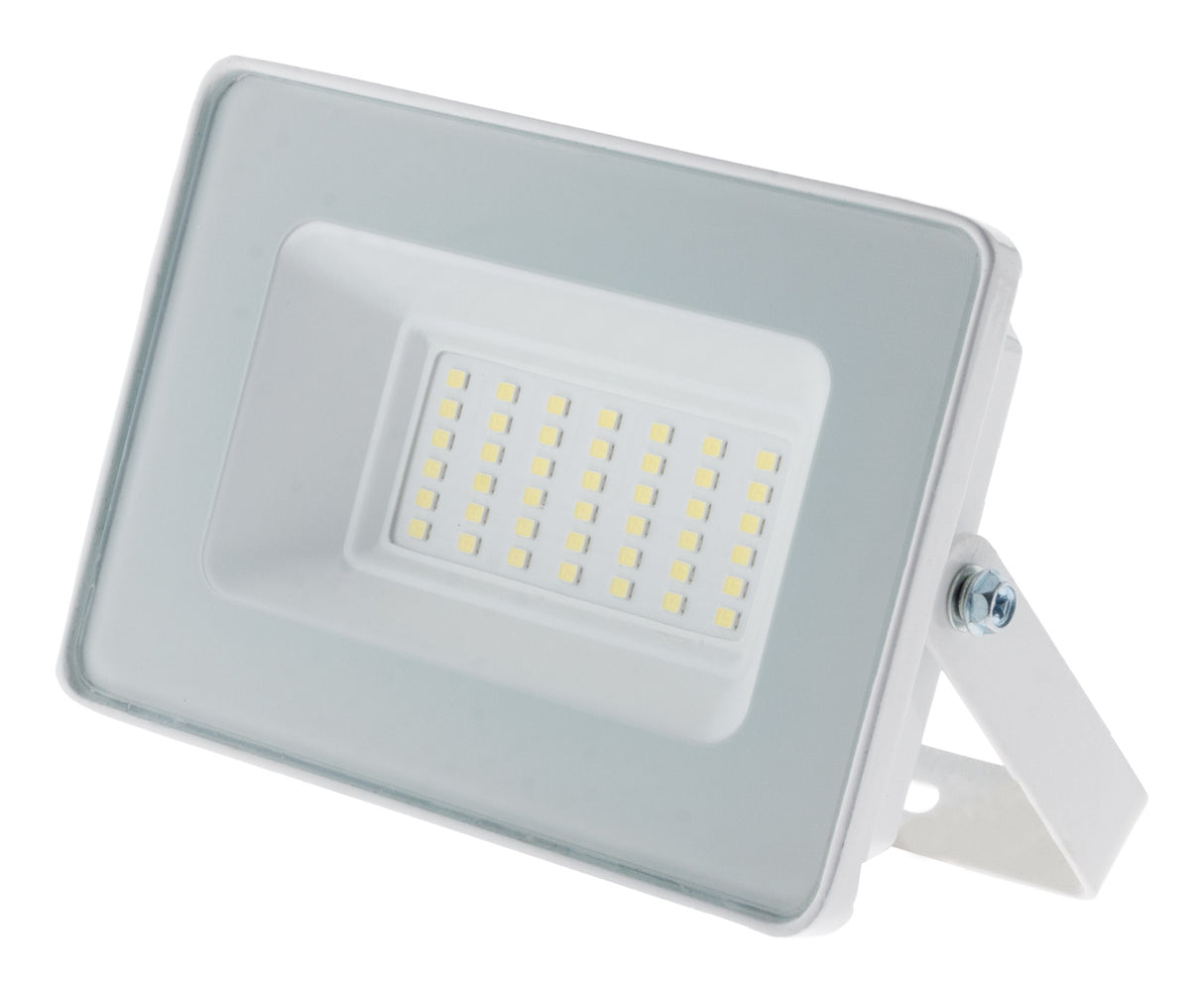 Projecteur LED de chantier étanche - 30W 3000lm IP65 6500K - Blanc - Zenitech