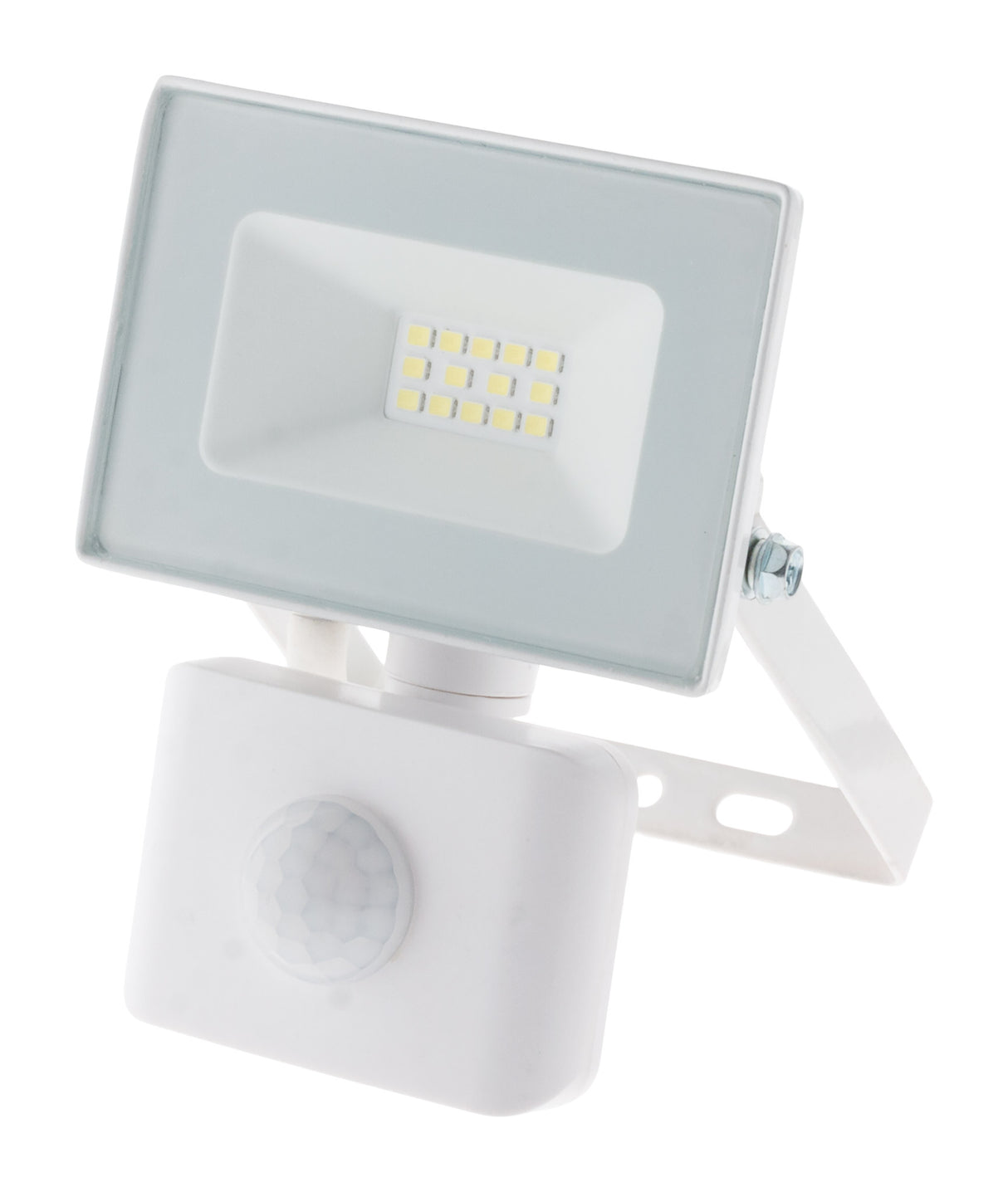 Projecteur LED de chantier - Technologie Sensor - 10W 900lm IP44 6500K - Blanc - Zenitech