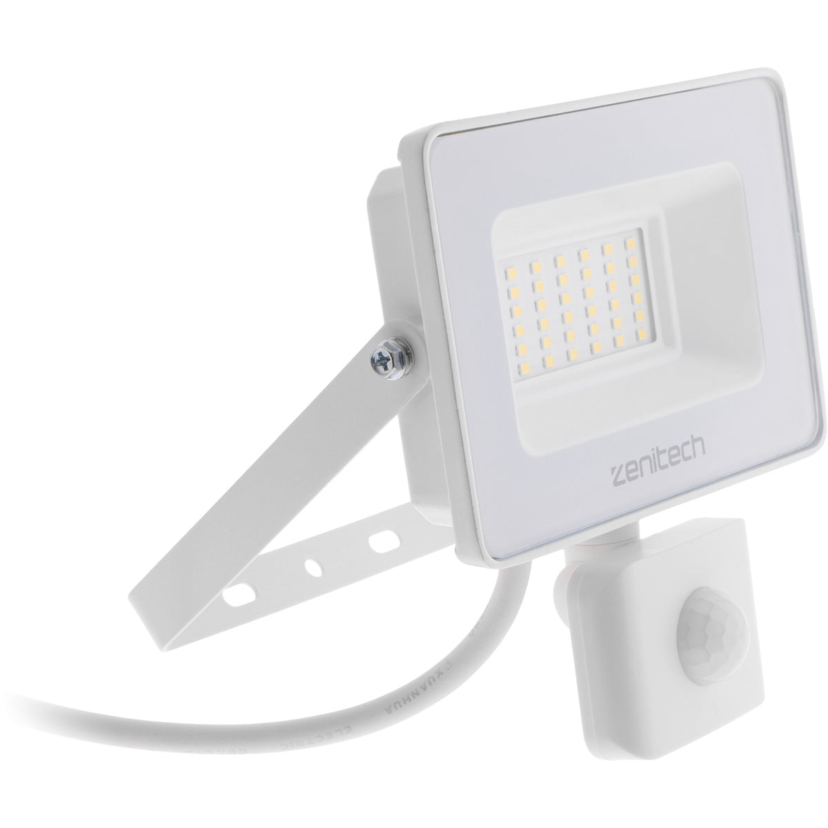 Projecteur LED de chantier - Technologie Sensor - 30W 3000lm IP44 6500K - Blanc - Zenitech