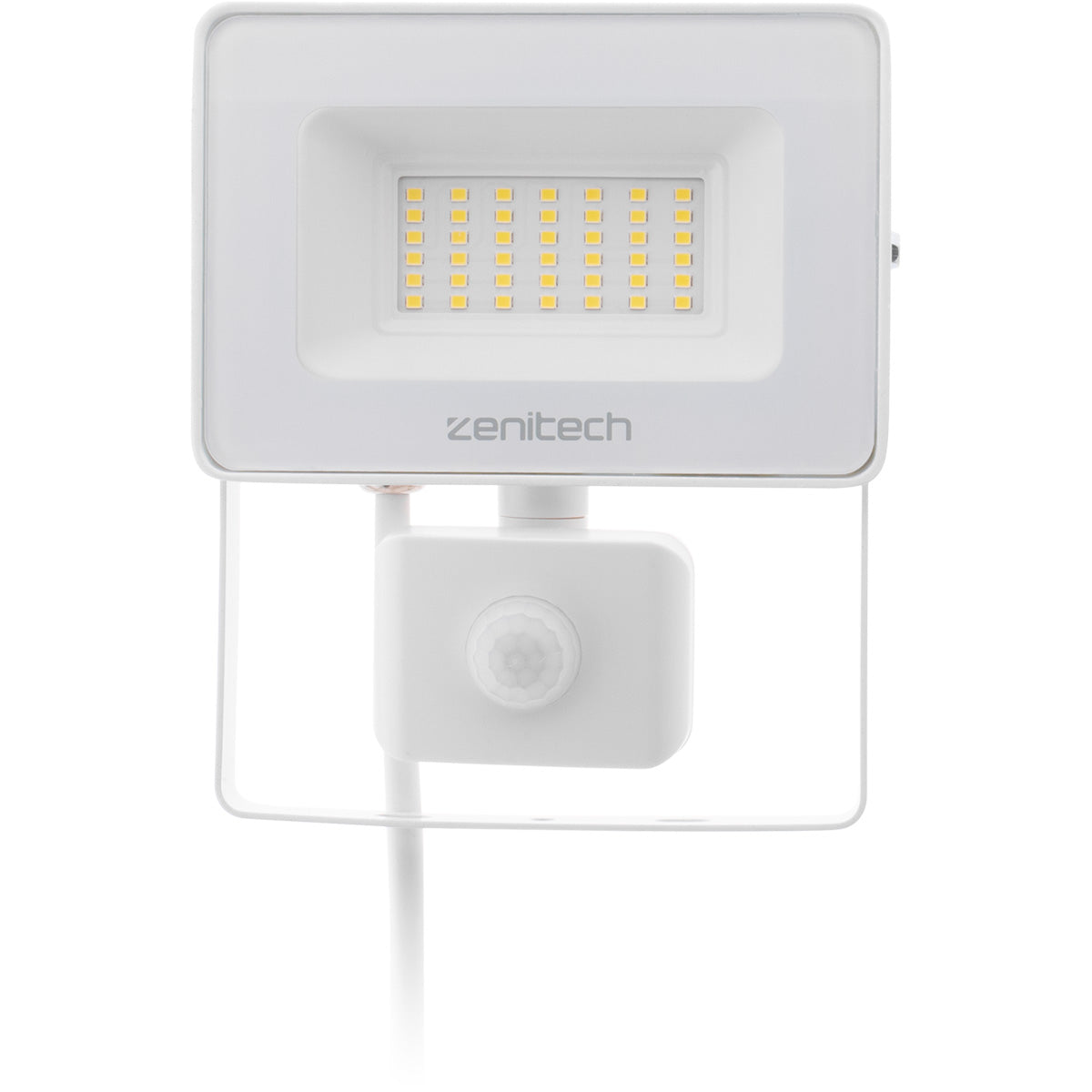 Projecteur LED de chantier - Technologie Sensor - 30W 3000lm IP44 6500K - Blanc - Zenitech