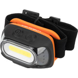 Lampe frontale rechargeable 150/500lm - IP65 - Noir - Zenitech