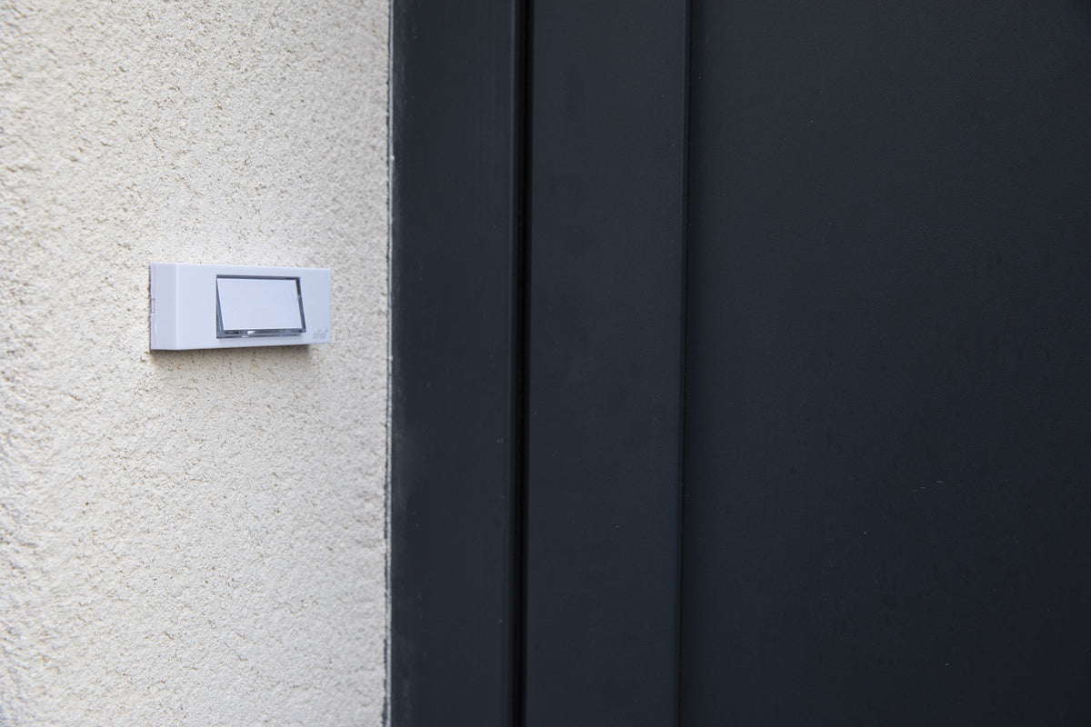 Bouton de sonnette filaire + étiquette porte-nom - Otio