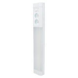 Réglette LED cuisine 10W 850lm 4000K IP20 + 2 prises - Zenitech
