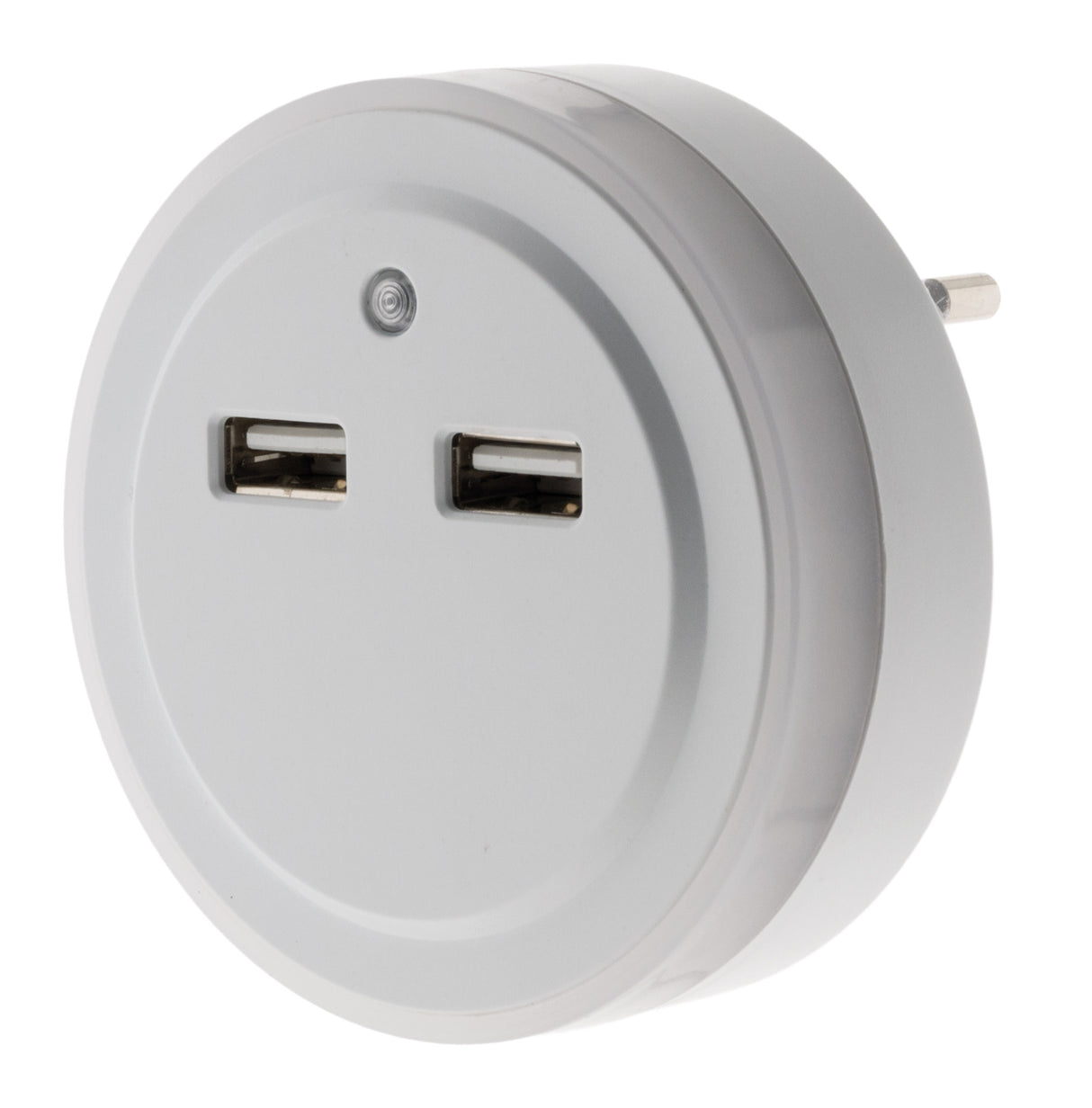 Veilleuse LED automatique avec 2 ports USB - Otio