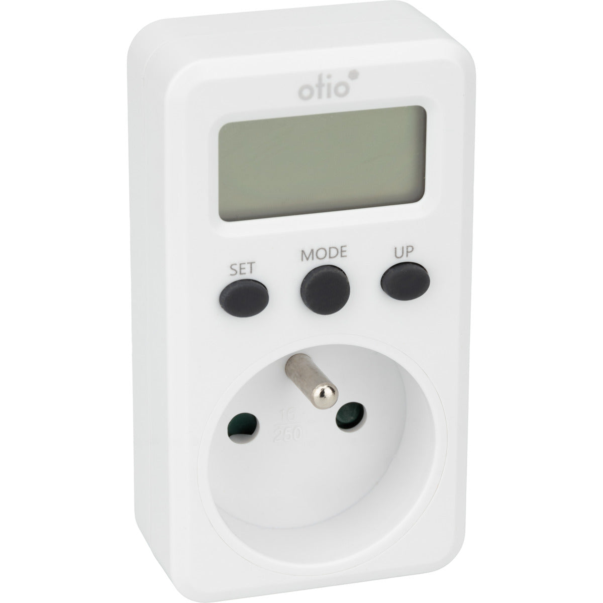 Contrôleur de consommation électrique - 3 indicateurs - Blanc - Otio