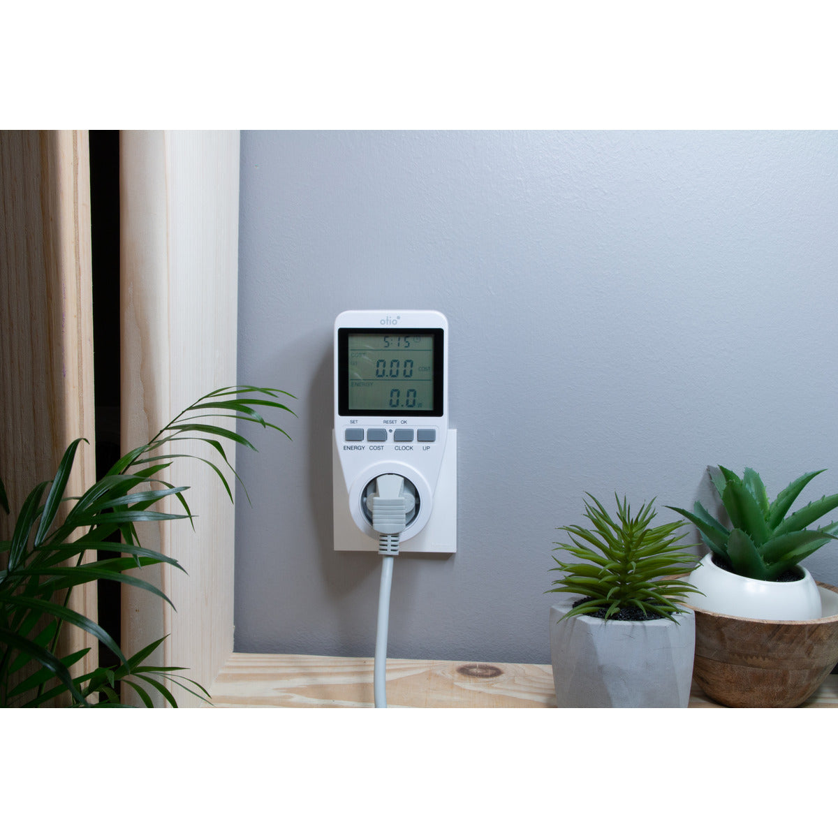 Contrôleur de consommation électrique - tarifs paramétrables - Blanc - Otio
