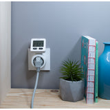 Contrôleur de consommation électrique 4 indicateurs - Blanc - Otio