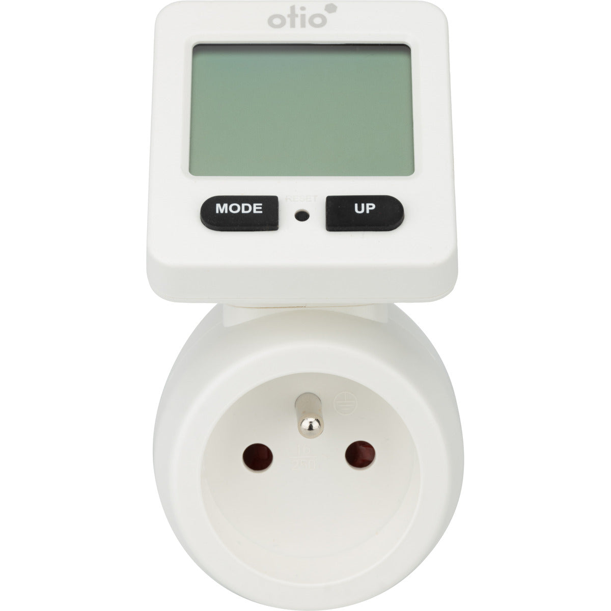 Contrôleur de consommation électrique 4 indicateurs - Blanc - Otio