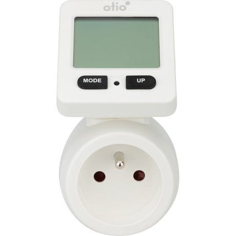 Contrôleur de consommation électrique 4 indicateurs - Blanc - Otio