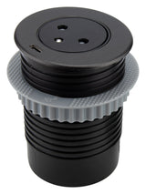 Prise encastrée EasyEject 16A (2P+T) + port USB - Otio