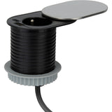 Bloc Gliss encastrable 16A + USB A+C Inox - Otio