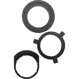 Kit de 3 bagues d'adaptation blocs encastrés Ø60/80mm - Otio