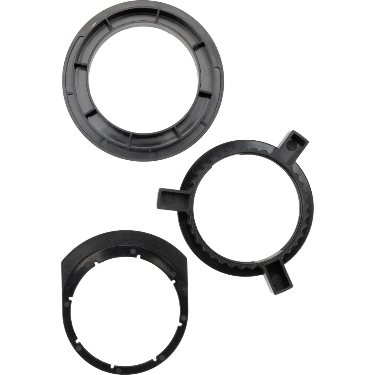 Kit de 3 bagues d'adaptation blocs encastrés Ø60/80mm - Otio