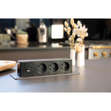 Multiprise encastrable 2/3 prises + 2USB - Otio