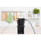 Multiprise escamotable 3x16A + 2 USB - Noir - Otio