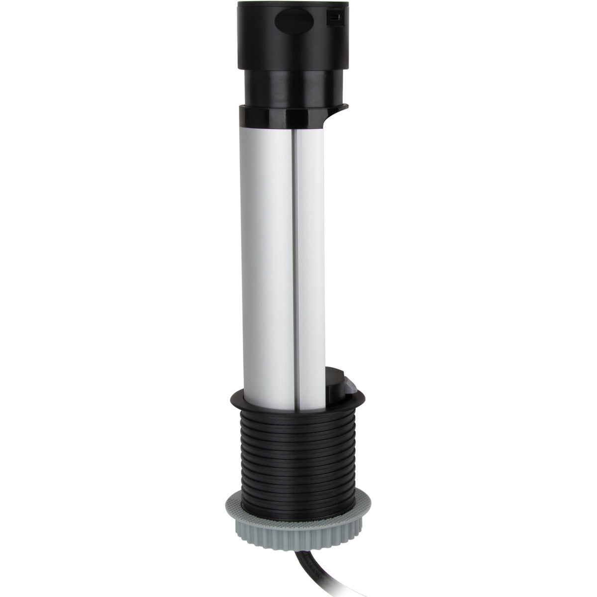 Multiprise escamotable 3x16A + 2 USB - Noir - Otio