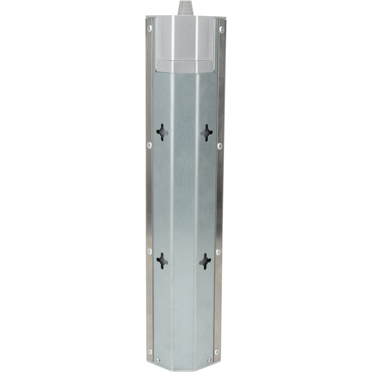 Bloc multiprise d'angle 4x16A + 2 USB A + C 20W + interrupteur - Inox - Otio