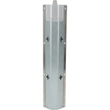 Bloc multiprise d'angle 4x16A + 2 USB A + C 20W + interrupteur - Inox - Otio