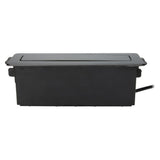 Multiprise rétractable 3 prises Schuko + 2 USB A+C - Noir - Otio