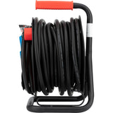 Enrouleur Schuko/CEE P17 20m - Noir/Bleu - Protec