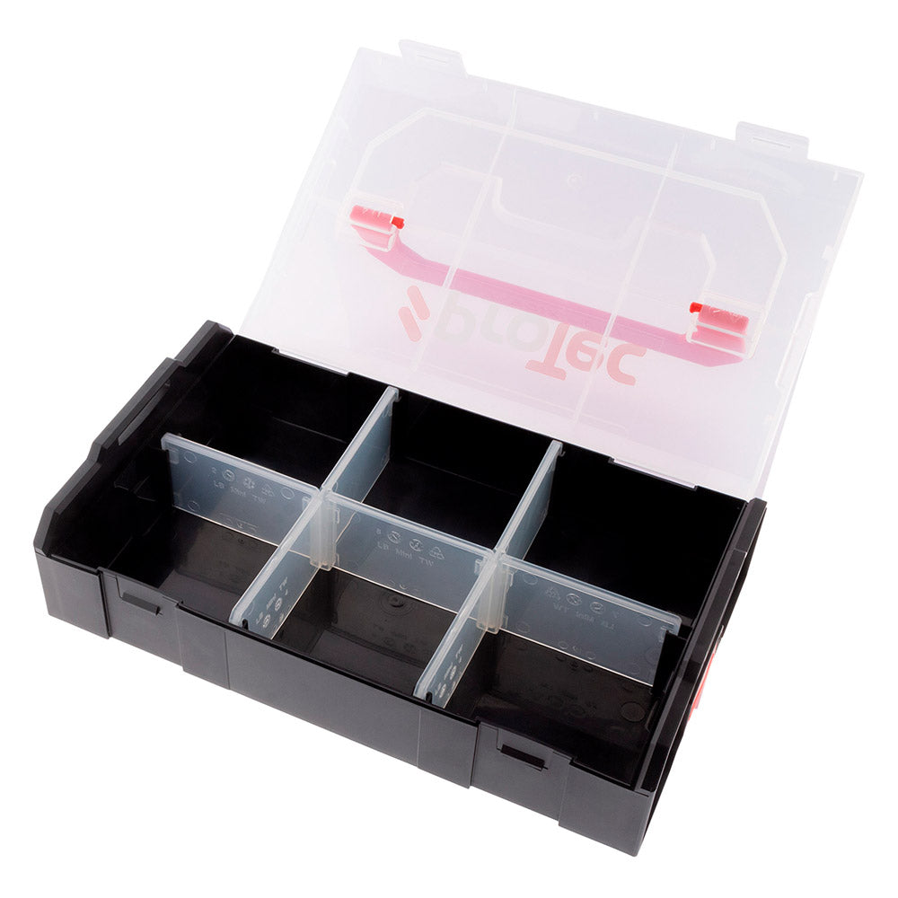 Mini valise de rangement pour bornes de connexion - 6 compartiments - Protec