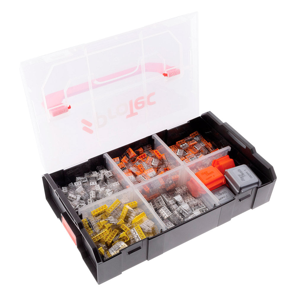 Valise rangement 300 bornes connexion S2273 + 6 Gelbox - Protec